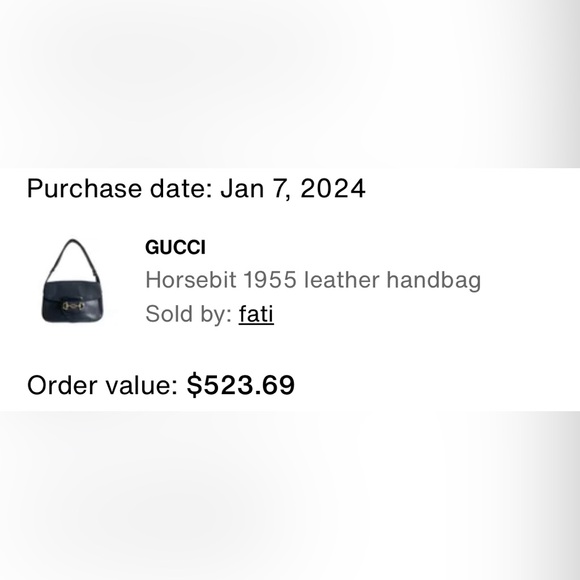 Authentic Vintage Gucci 1955 Horsebit Bag - Picture 5 of 5